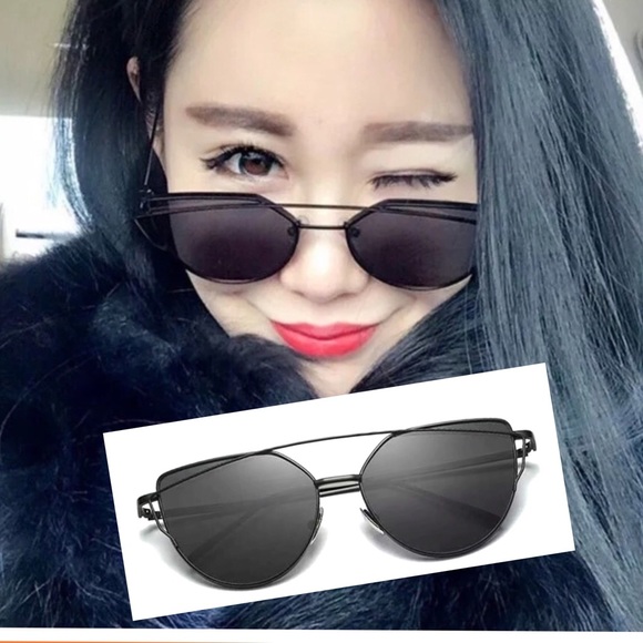 🖤”BE MYSTERIOUS”🖤CATEYE SUNGLASSES-NEW - Picture 4 of 8